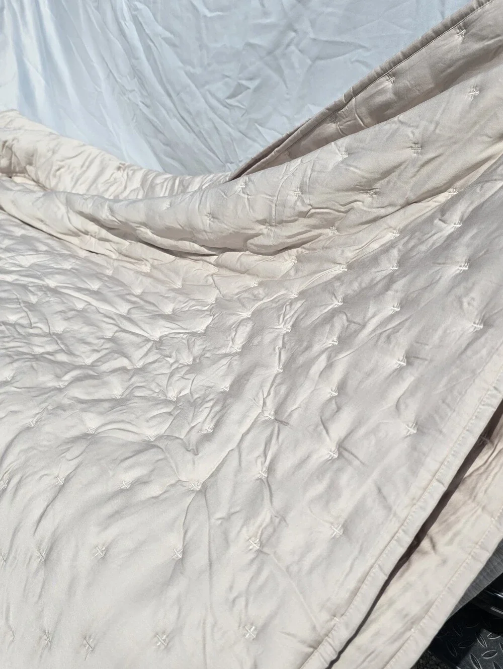 New Quince TWIN Organic bamboo Dream Quilt Sand
